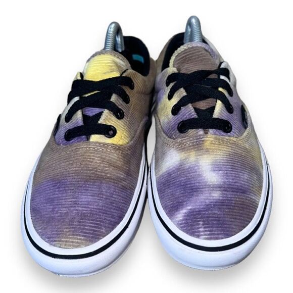 Vans Era ComfyCush "Blotched" Purple/Yellow Tie Dye Women's 6 - Picture 3 of 11
